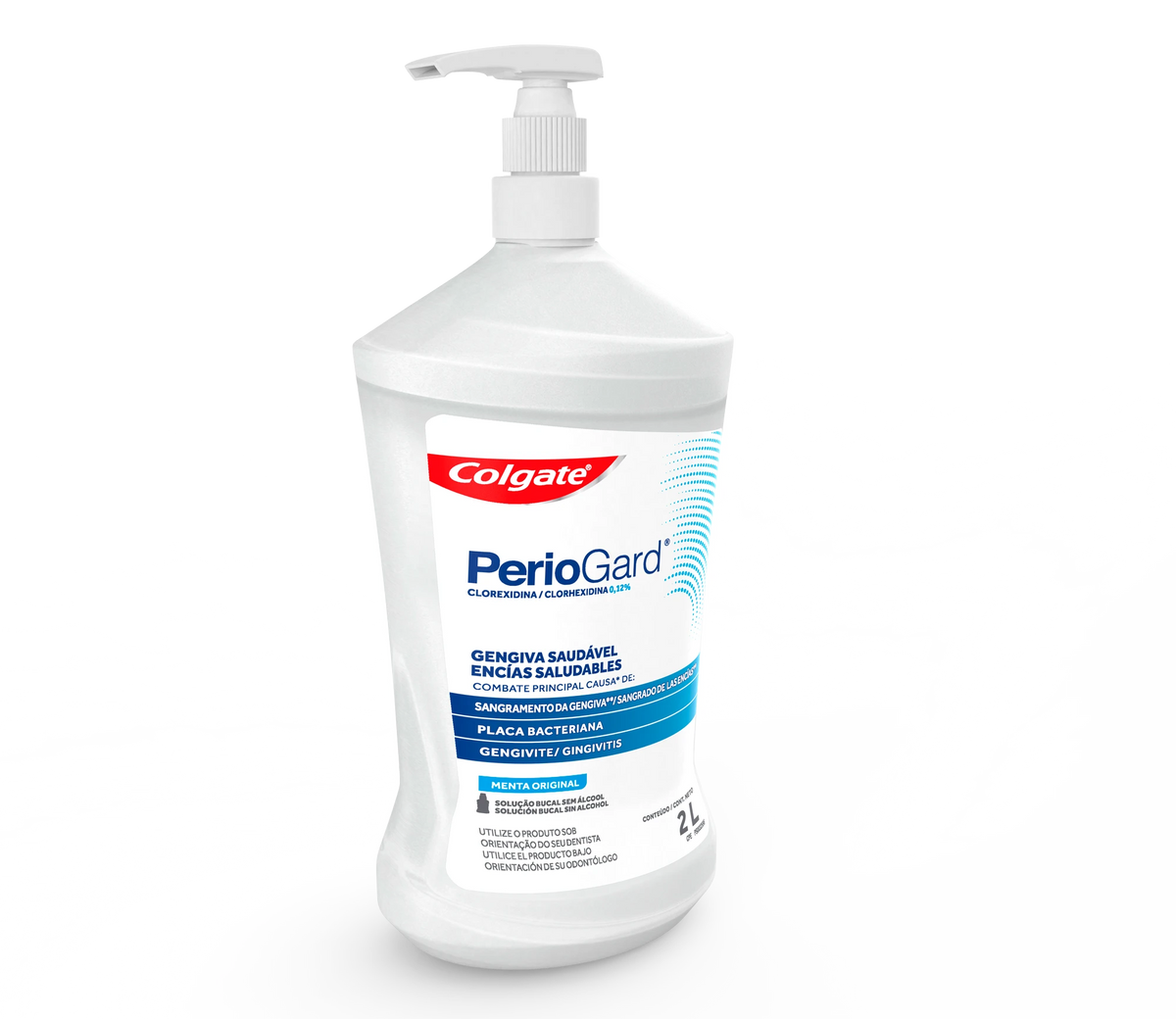 ENJUAGUE BUCAL COLGATE PERIOGARD 2.0LT CON CLORHEXIDINA AL 0.12%