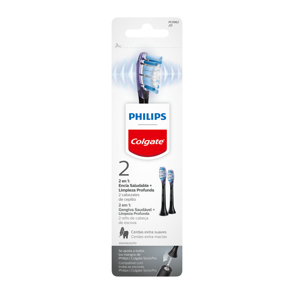 REPUESTO CEPILLO ELÉCTRICO PHILIPS COLGATE CUIDADO DE ENCIAS
