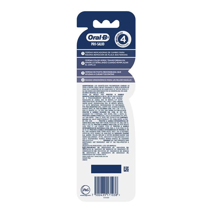 Oral-B Clean Indicator Control Bac Cepillo Dental Suave 2 Unidades (1038)