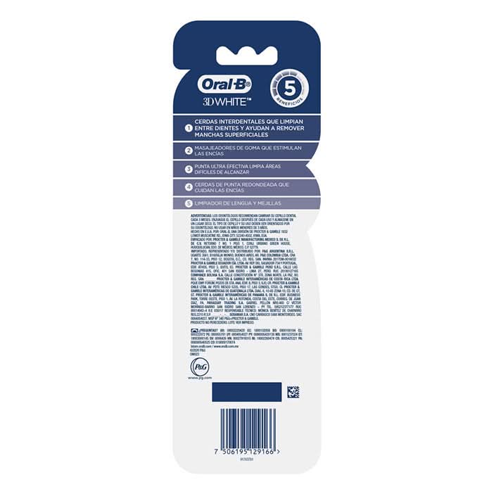 Oral-B Advanced Radiant Cepillo Dental Medio 2 Unidades