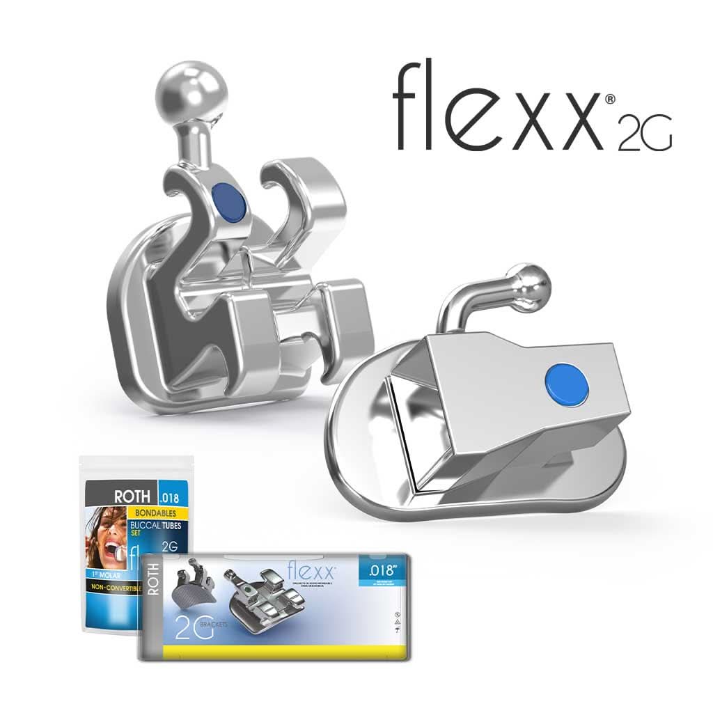 Promo Set de Brackets Flexx 2G Roth con tubos Flexx
