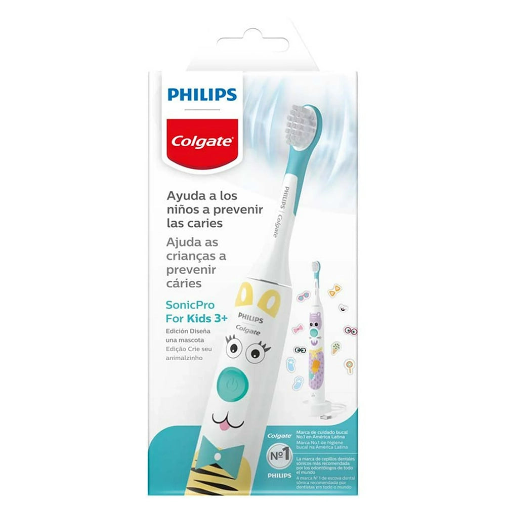 CEPILLO DE DIENTES ELÉCTRICO PHILIPS COLGATE SONICPRO KIDS