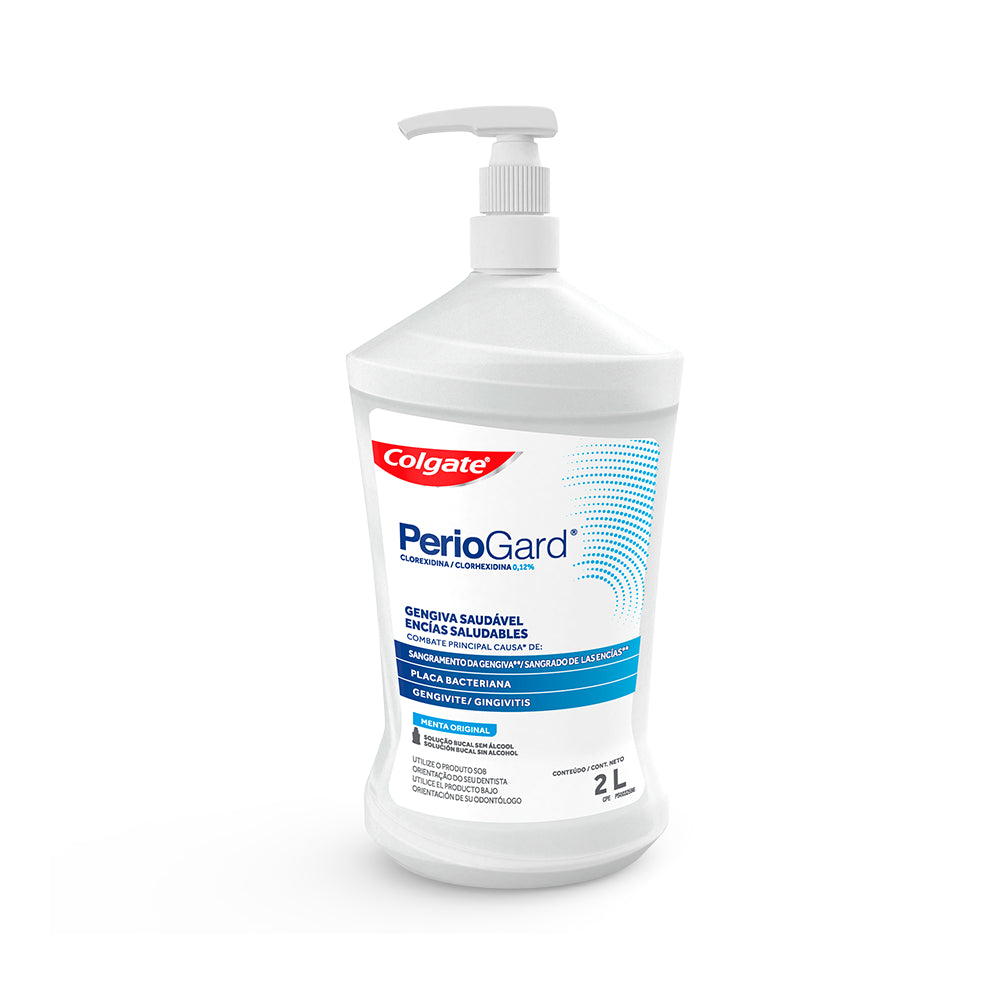 ENJUAGUE BUCAL COLGATE PERIOGARD 2.0LT CON CLORHEXIDINA AL 0.12%