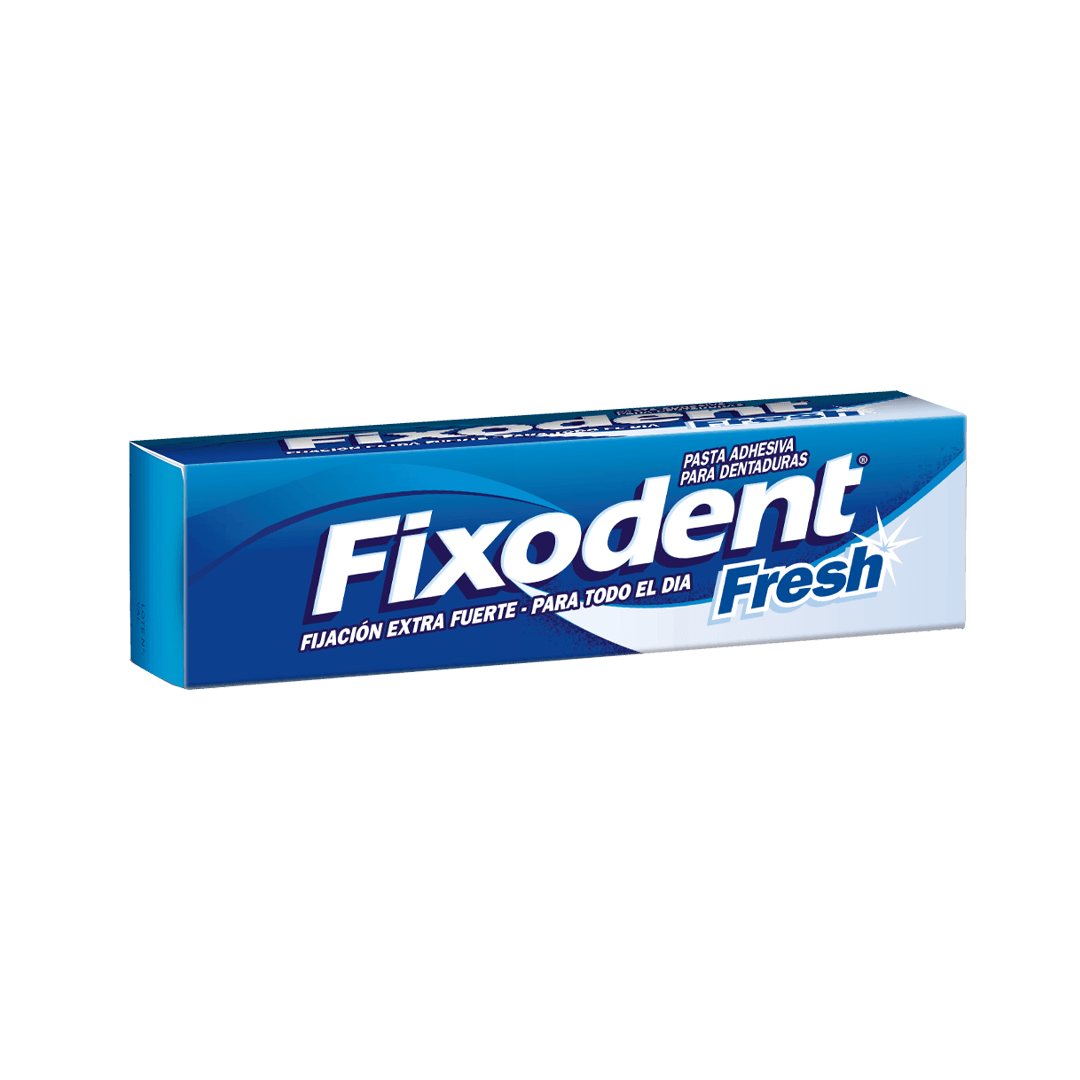 Fixodent Fresh Fijación Extra Fuerte Pasta Adhesiva Para Dentadura 40ml