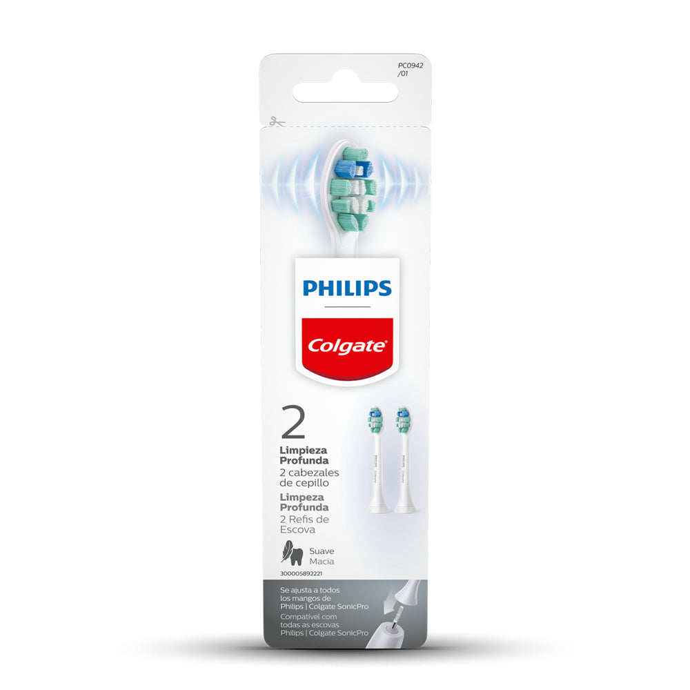 REPUESTO CEPILLO ELÉCTRICO PHILIPS COLGATE ANTIPLACA