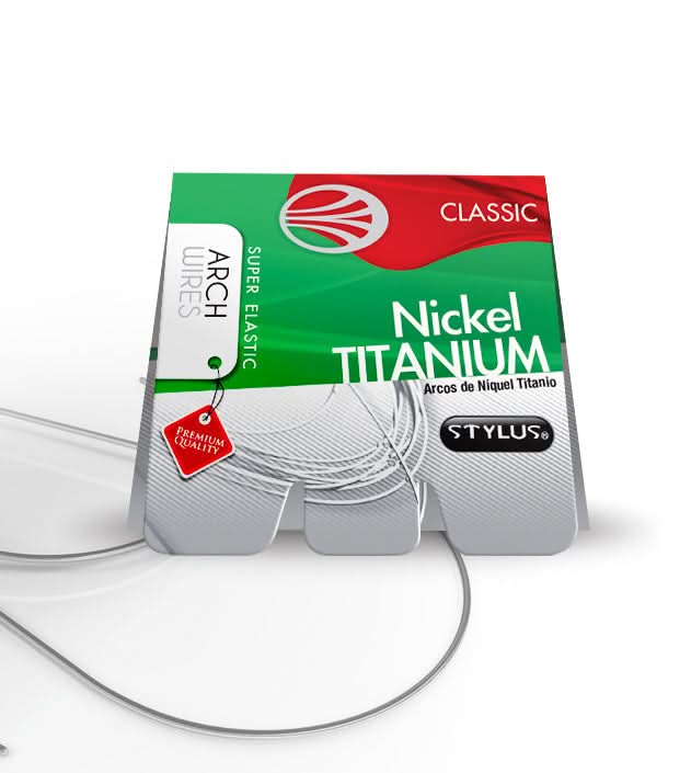Arcos NI-TI Classic paq. c/10 pzas. cuadrado y rectangular Stylus®