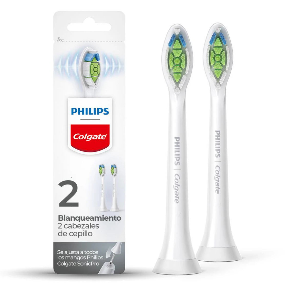 REPUESTO CEPILLO ELÉCTRICO PHILIPS COLGATE BLANQUEAMIENTO