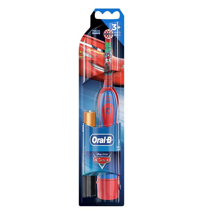 Oral-B Disney Pixar Cars Cepillo Eléctrico A Baterías Suave + Pilas AA 2 Unidades
