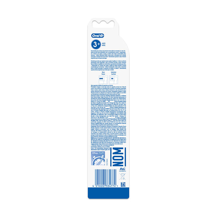 Oral-B Disney Pixar Cars Cepillo Eléctrico A Baterías Suave + Pilas AA 2 Unidades