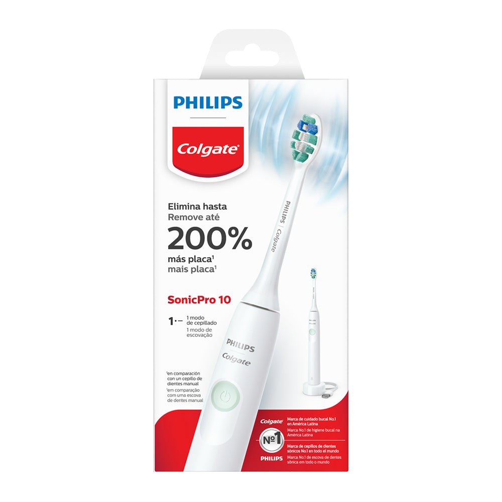 CEPILLO DE DIENTES ELÉCTRICO PHILIPS COLGATE SONICPRO 10