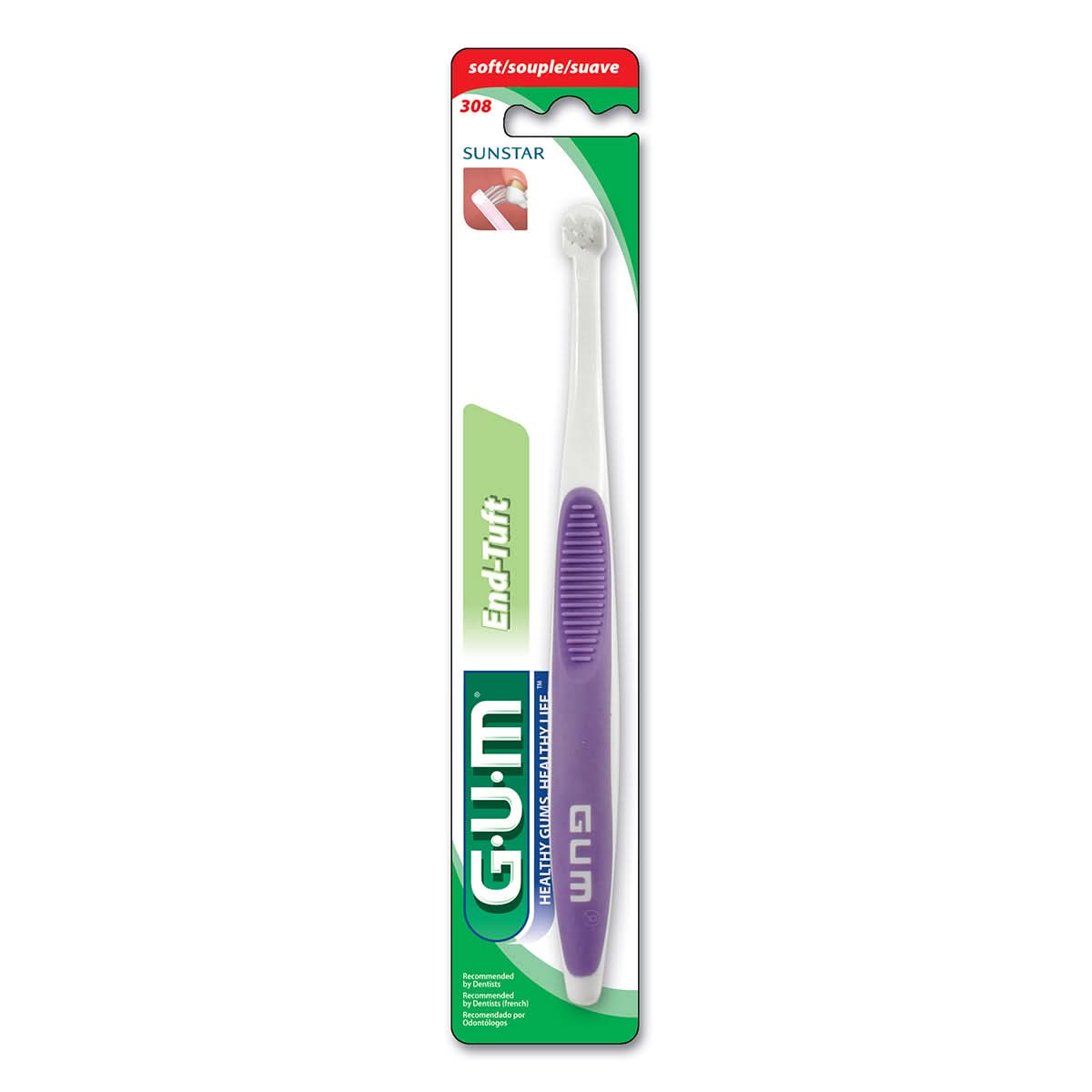 CEPILLO DE DIENTES GUM UNIPENACHO 308