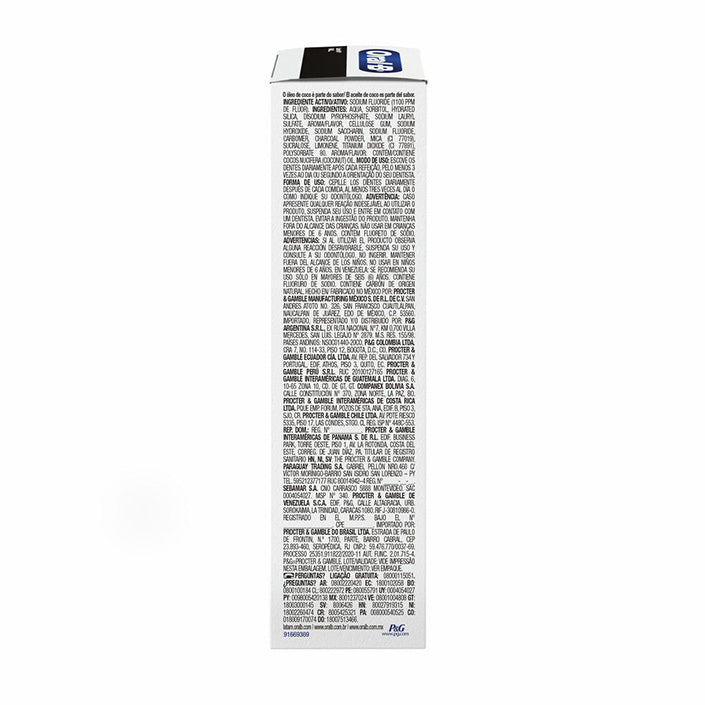Oral-B Natural Essence Aceite De Coco & Carbón Pasta Dental Con Flúor 75 ml