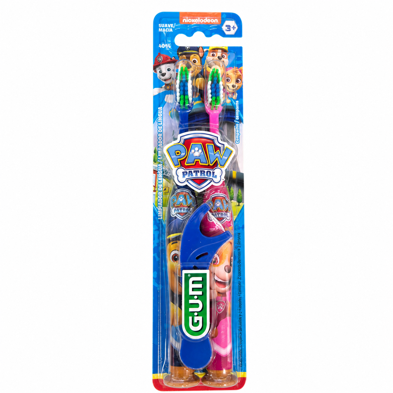 CEPILLO MANUAL PAW PATROL 2 PACK