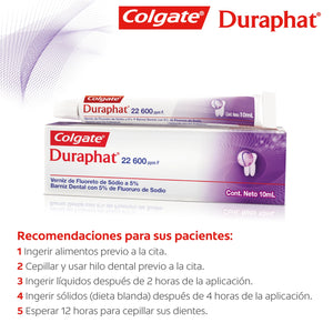 BARNIZ DENTAL DURAPHAT COLGATE 10 ML