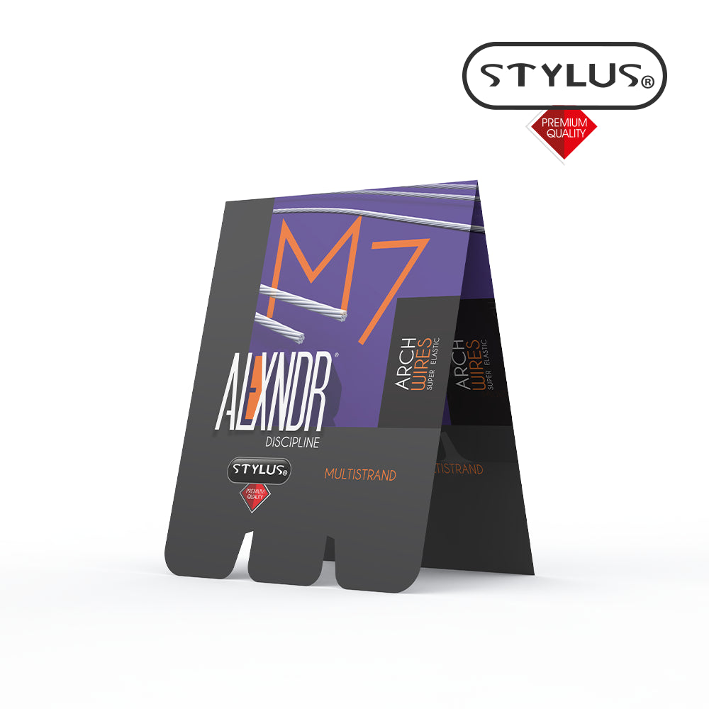 Arco M7 Alexander (NITI Multi Strand) Paq. C/3 piezas. Stylus.