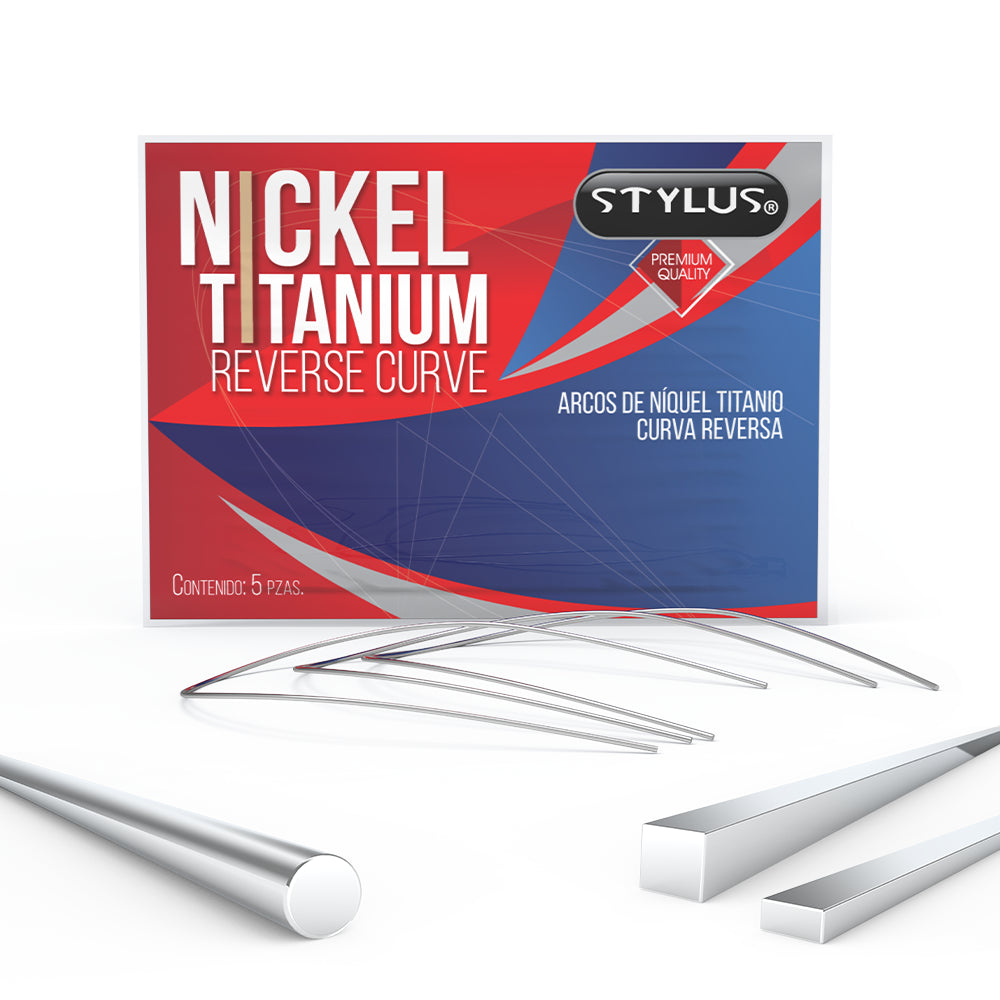 Arcos NI-TI Curva Reversa paq. c/5 pzas. Stylus®