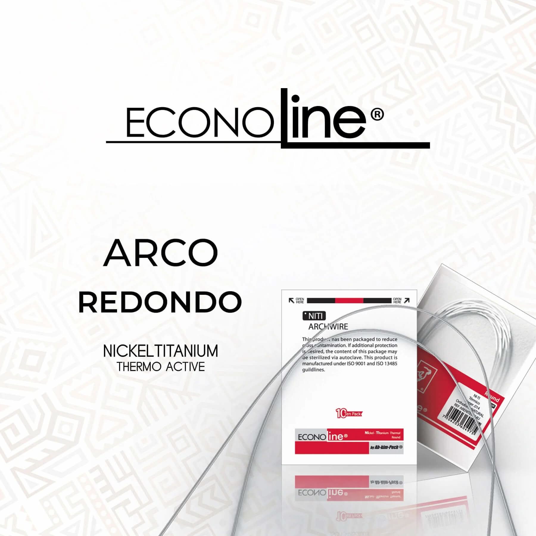 Arcos NI-TI Térmicos Econoline® paq. C/10 pzas.