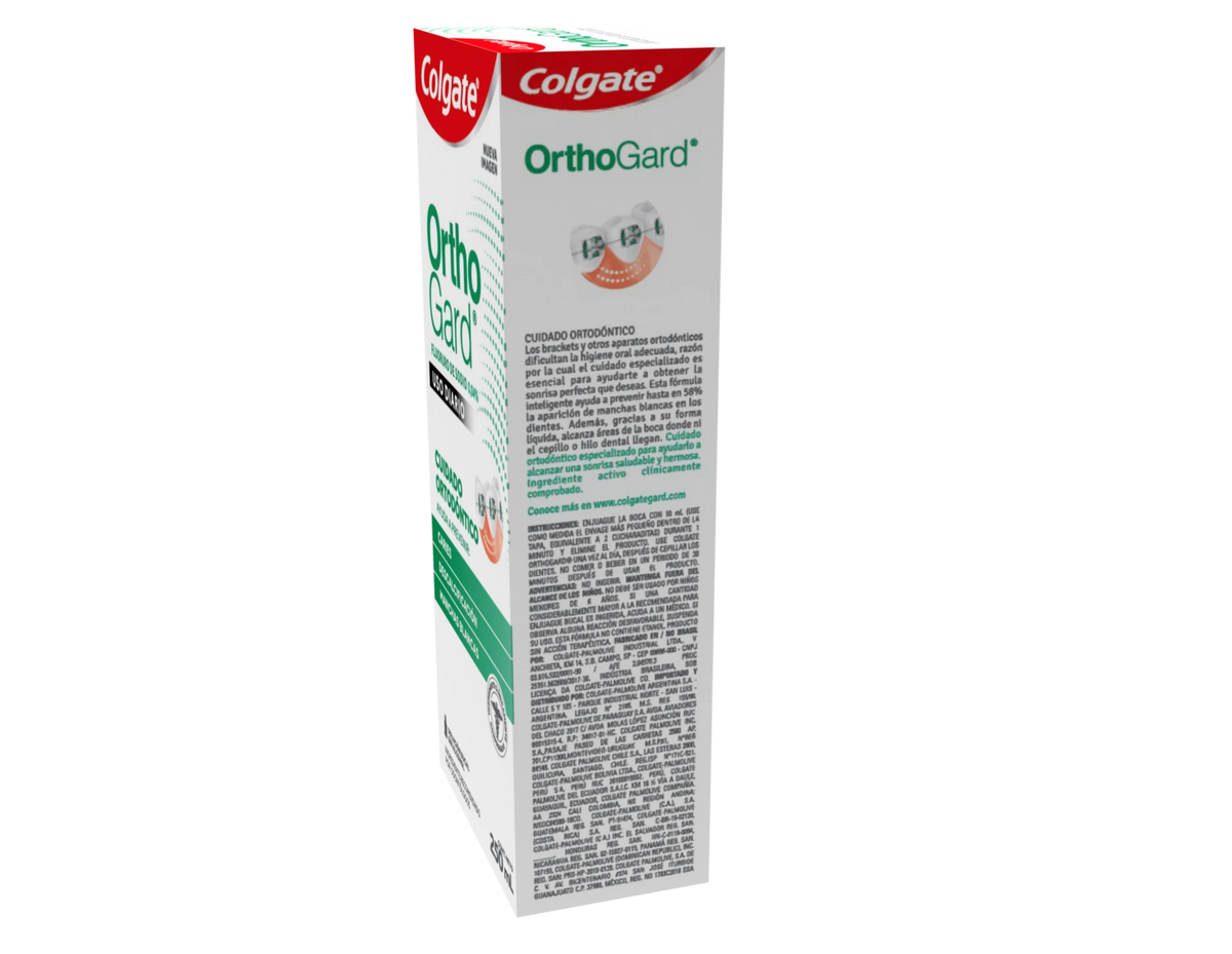 ENJUAGUE BUCAL COLGATE ORTHOGARD 250ML