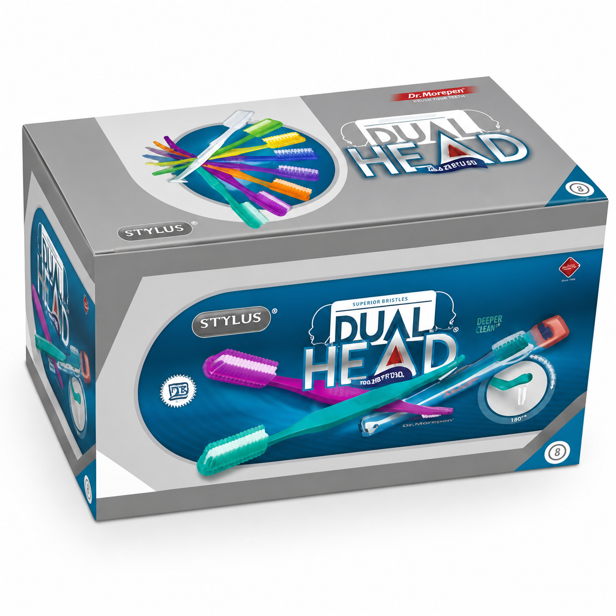 Cepillos Dual Head Blister Stylus (Junior)