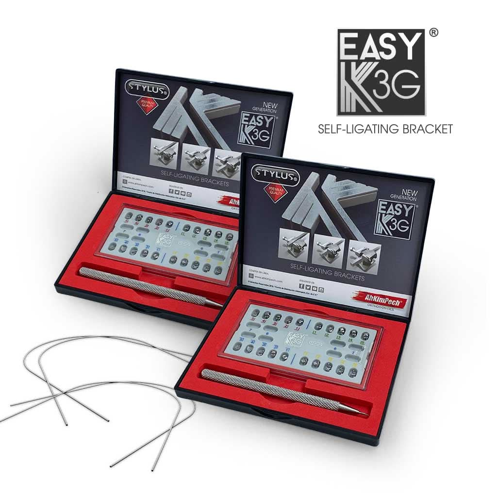 PROMO COMBO 2 SETS DE BRACKETS EASY K 3G MBT CON ARCOS