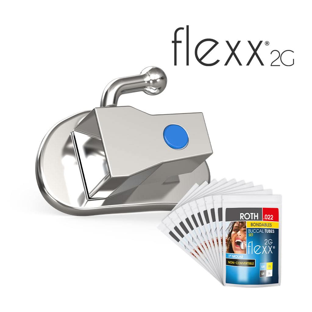 Combo de 10 Sets de Tubos Bondables. Roth Flexx 2G 1er Molar