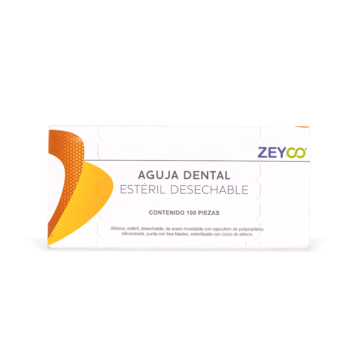 AGUJA DENTAL ZEYCO CAJA C/100 PZAS.