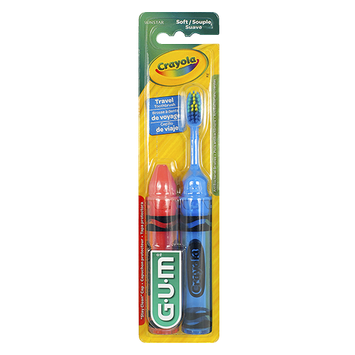 CEPILLO CRAYOLA TRAVEL 2PACK   (2783)