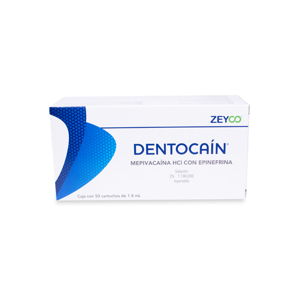 DENTOCAIN MEPIVACAINA 2% CON EPINEFRINA.