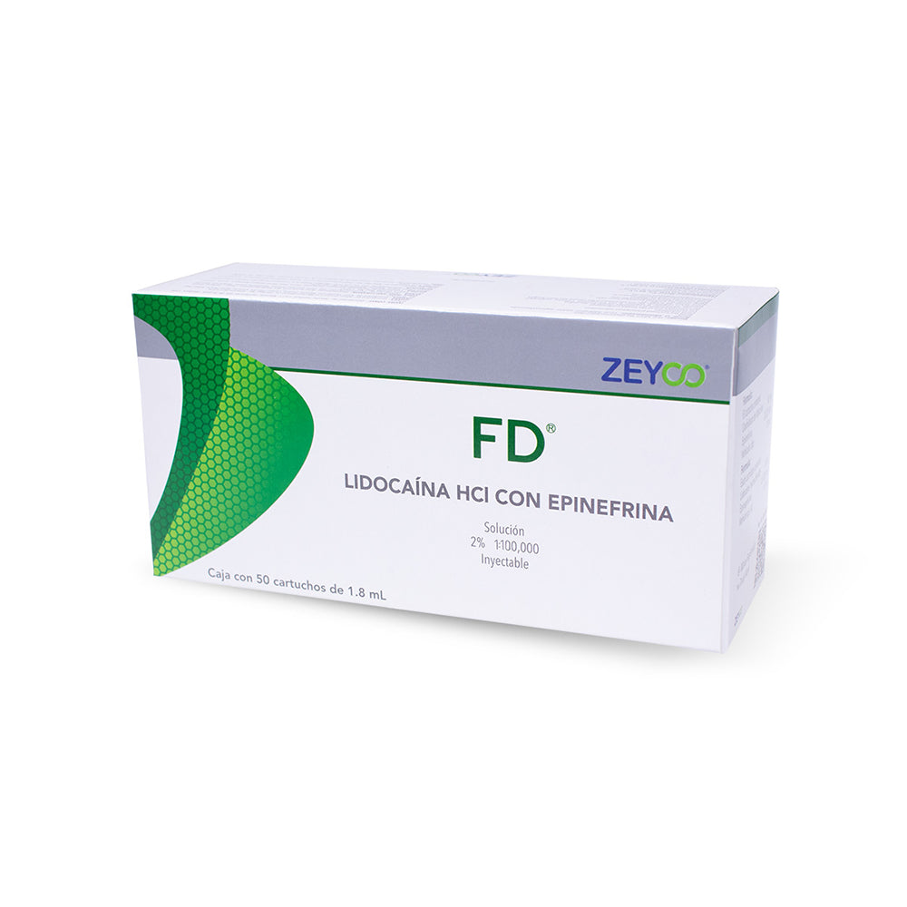 FD LIDOCAINA 2% CON EPINEFRINA CAJA C/50 PZAS.