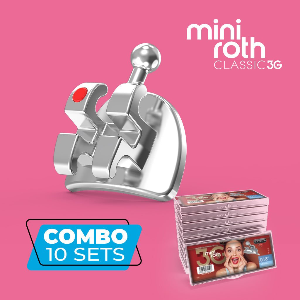 Combo 10 Sets de Brackets Mini Roth 3G .018 / .022 – AhKimPech