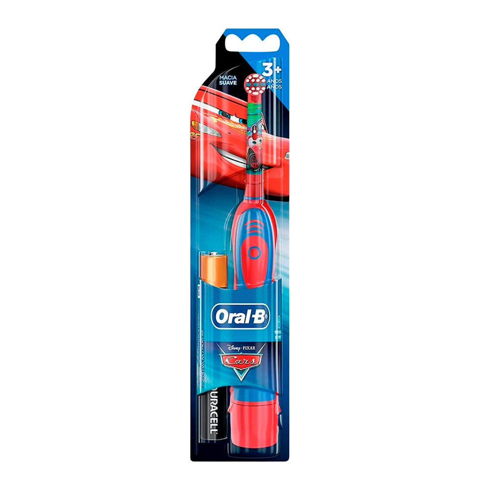 Oral-B Disney Pixar Cars Cepillo Eléctrico Suave A Baterías + Pilas AA 2 Unidades