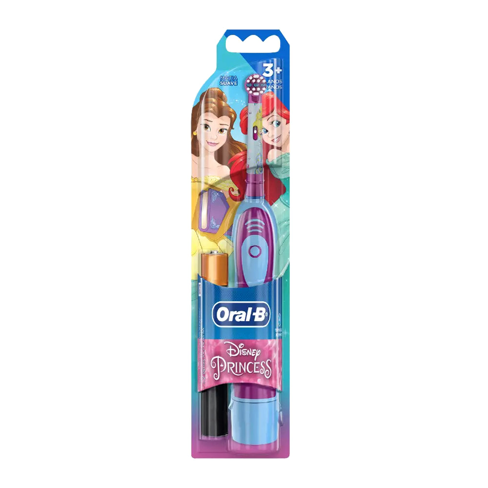 Oral-B Disney Princess Cepillo Eléctrico Suave A Baterías + Pilas AA 2 Unidades
