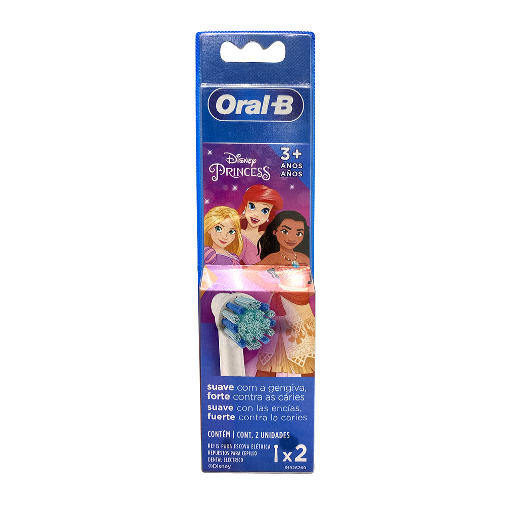 Oral-B Disney Princess Repuesto Para Cepillo Dental Eléctrico 2 Unidades