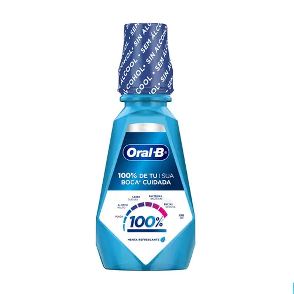Oral-B Enjuague Bucal 100% De Tu Boca* Cuidada 500 ml