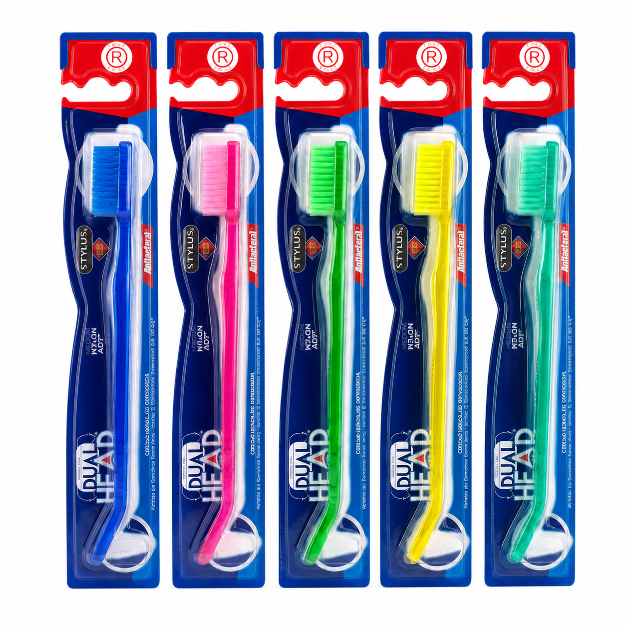 Cepillos Dual Head Blíster Stylus (Regular)