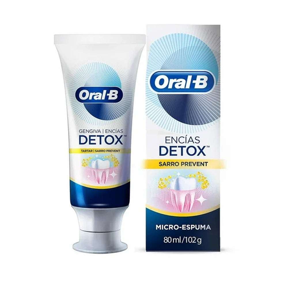 Oral-B Detox Antitartar Pasta Dental Con Flúor 80 ml (1087)