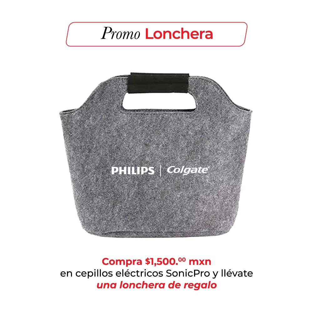 LONCHERA PHILIPS COLGATE GRIS