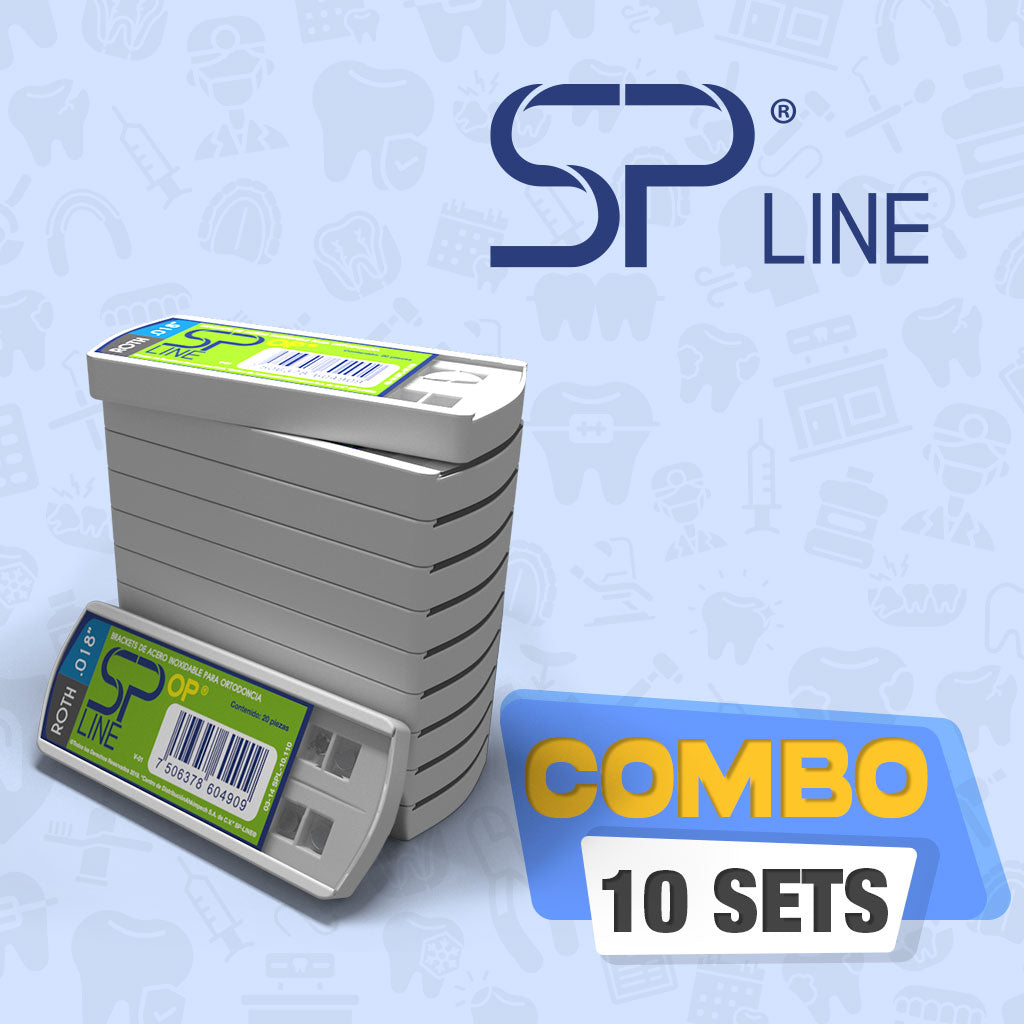 Combo de 10 Sets de Brackets SP LINE OP – AhKimPech