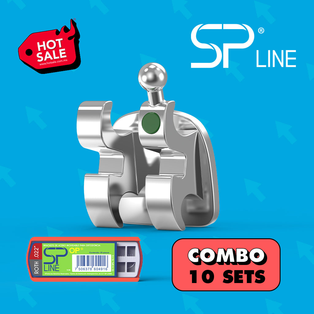 Combo de 10 Sets de Brackets SP LINE OP – AhKimPech