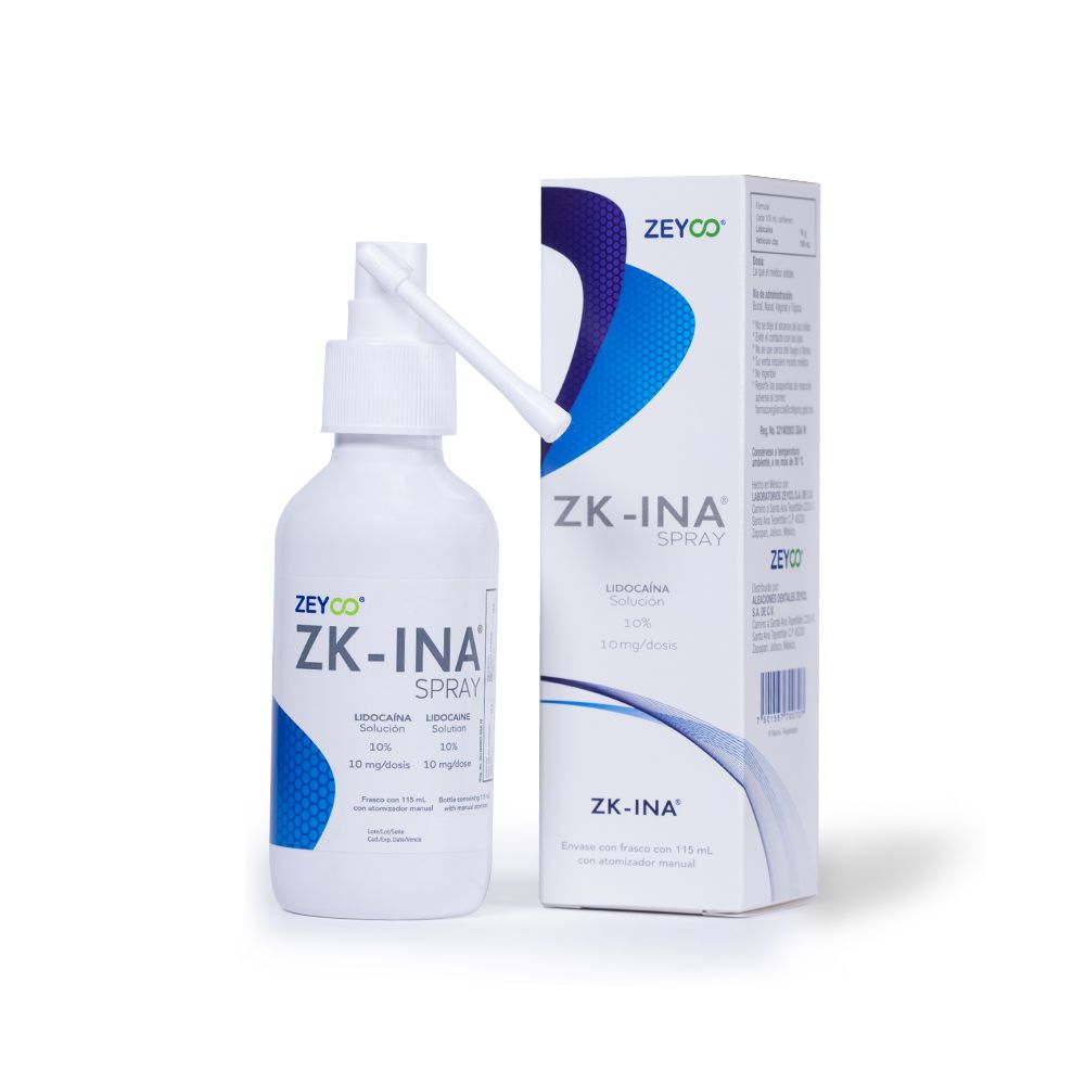 ZK-INA LIDOCAINA 10% SPRAY FRASCO 115ml