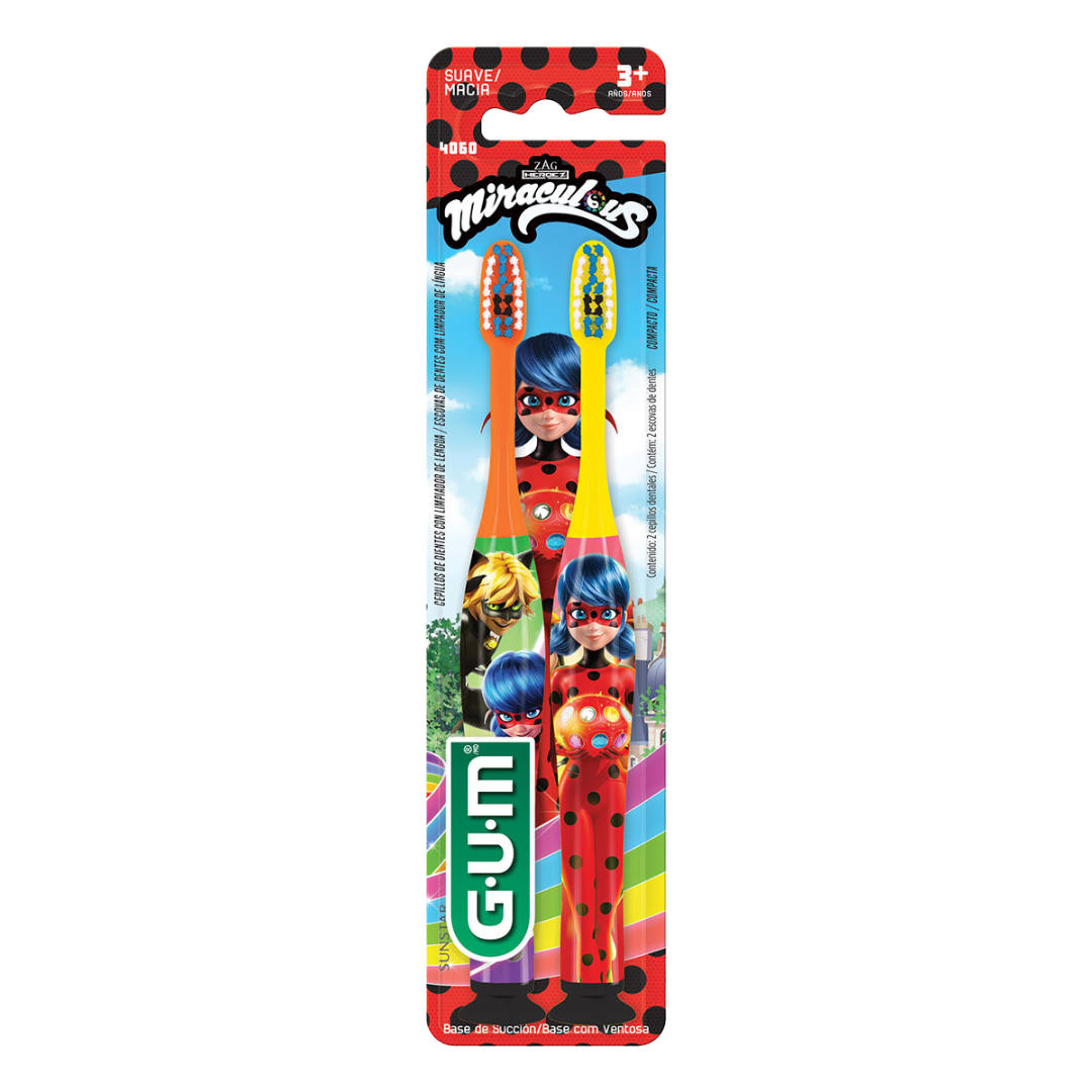 CEPILLO MANUAL LADYBUG 2 PACK   (5142)
