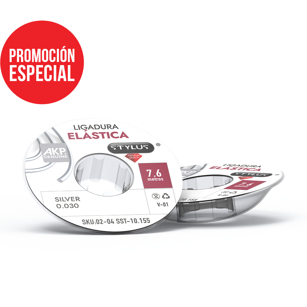 PROMO 2 LIGADURAS ELÁSTICA CLEAR