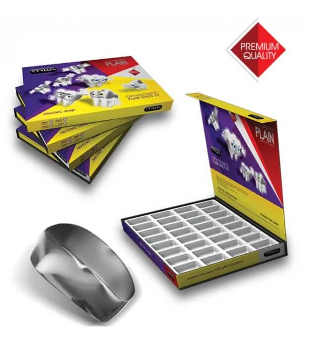 MINI KIT DE 160 BANDAS PLAIN STYLUS INFANTIL