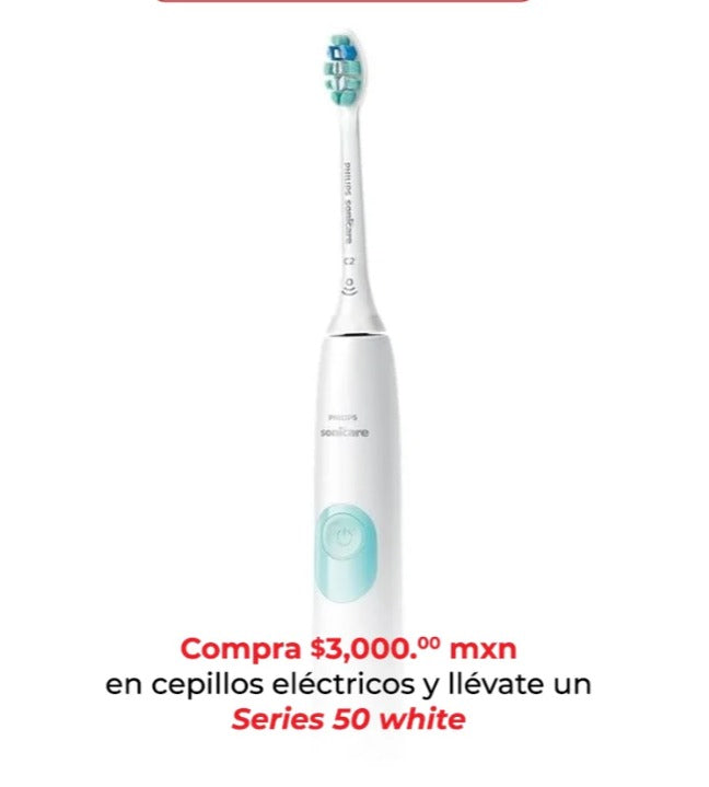 CEPILLO ELECTRICO PHILIPS COLGATE SERIE 50 WHITE