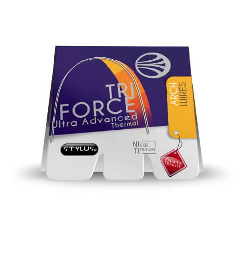 Arcos TTF (NI-TI with three forces) paq. c/10 pzas. Stylus®