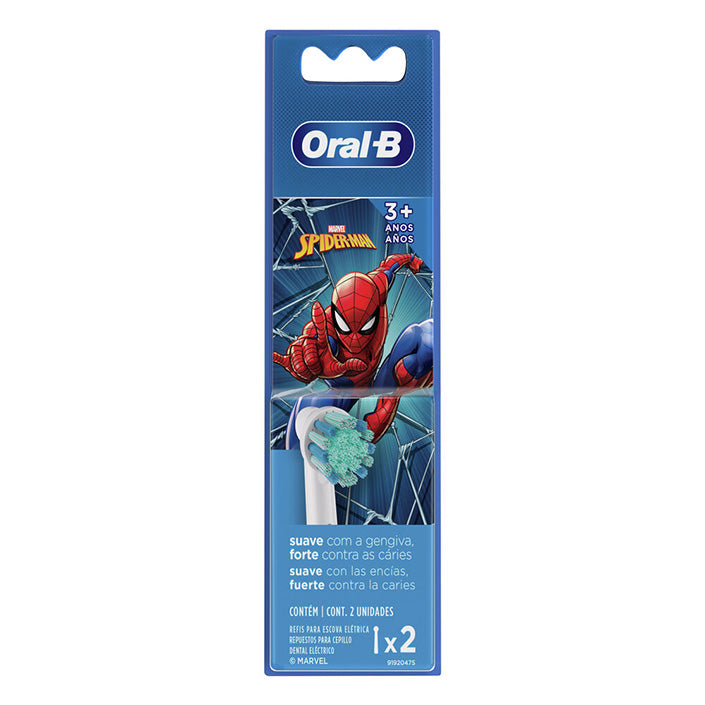 Oral-B Marvel Spider-Man Repuesto Para Cepillo Dental Eléctrico 2 Unidades