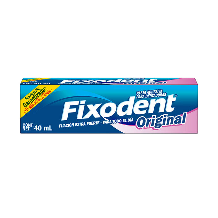 Fixodent Fresh Fijación Extra Fuerte Pasta Adhesiva Para Dentadura 40ml