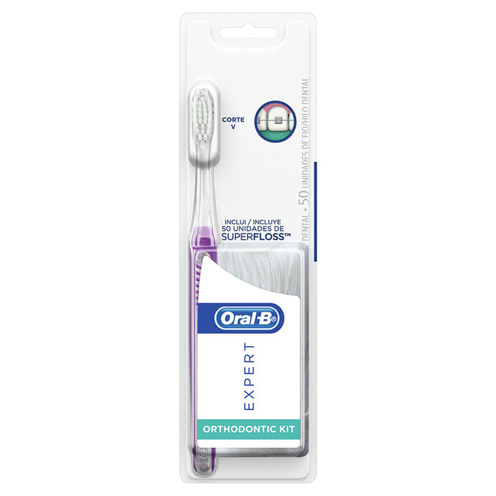 Oral-B Expert Ortodoncia Cepillo Dental 1 Unidad + SuperFloss 1 Kit