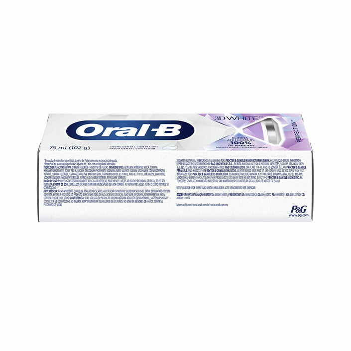Oral-B 3D White Perfection Pasta Dental Con Flúor 75 ml