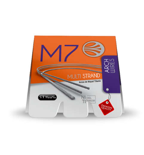 Arcos M7 (NI-TI Multistrand) paq. c/10 pzas. Stylus®